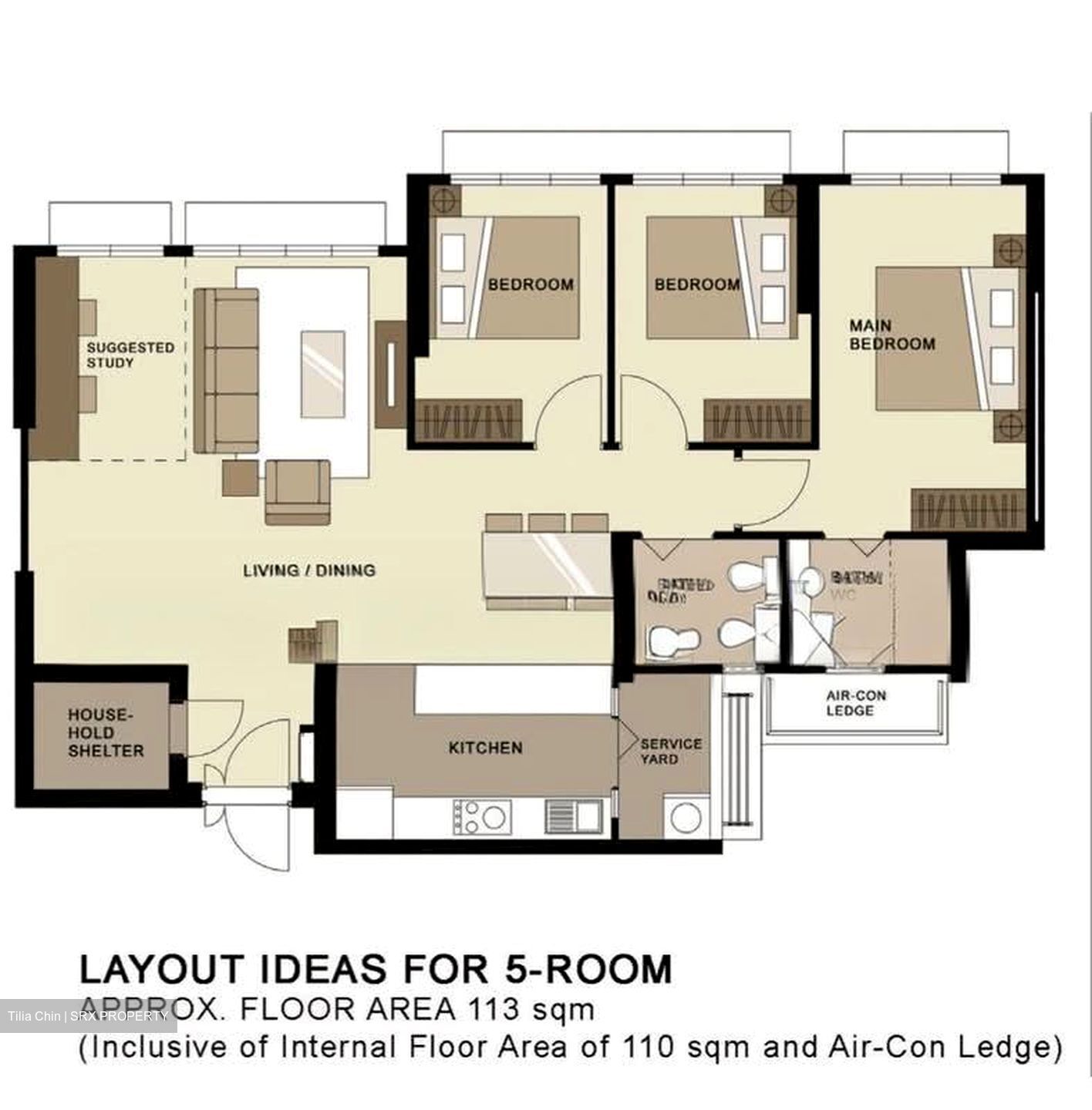 Blk 422A Northshore Straitsview (Punggol), HDB 5 Rooms #545400031